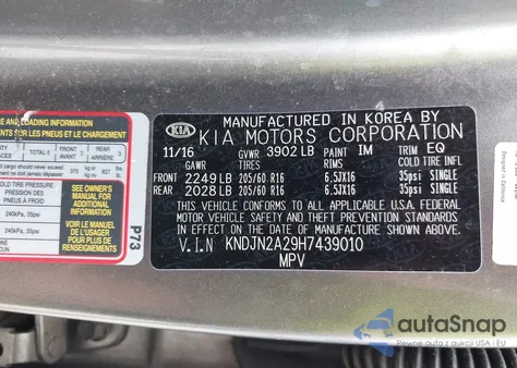 2017 Kia Soul from USA, damaged, VIN KNDJN2A29H7439010